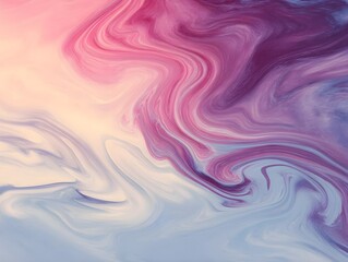 Obraz premium Organic Liquid Marble Swirling Colors Soft Minimal Abstract Background