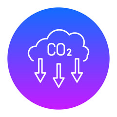 CO2 Pollution Icon