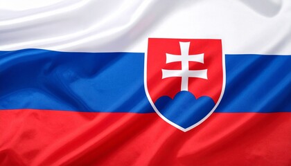 Fototapeta premium Slovakian national flag