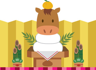 年賀状　2026年　午年