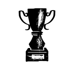Vector of best champions cup trophy,vector design, icon design, Champion cup winner trophy award, illustration