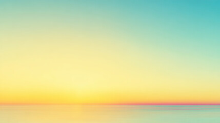 Abstract background of sea and sky, dreamy minimalist gradient image