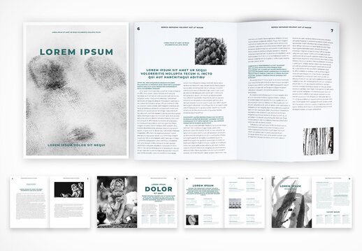 Minimal Editorial Magazine Template