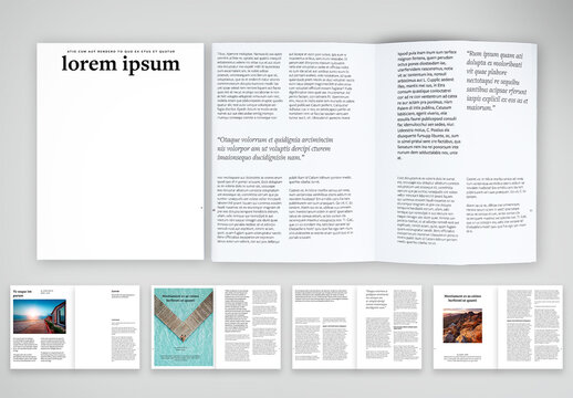 Minimal Travel & Lifestyle Magazine Template