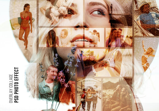 Overlay Collage Photo Effect