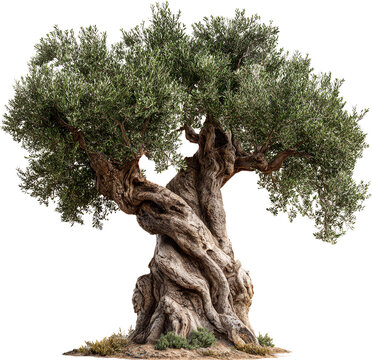 old tree isolated