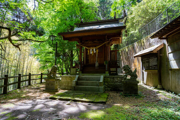 杖立皇大神宮の本殿（小国町）