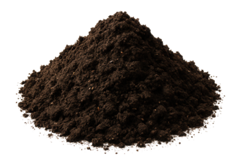 Humus soil pile.