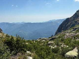 Sentier du GR20 en Corse