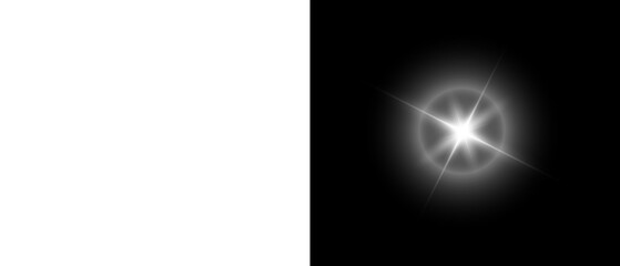 PNG gold Star Light Sparkle and White glow light effect. Transparent Background. Starlight sparkle. Light flare effect shine glow. Light PNG. design elements