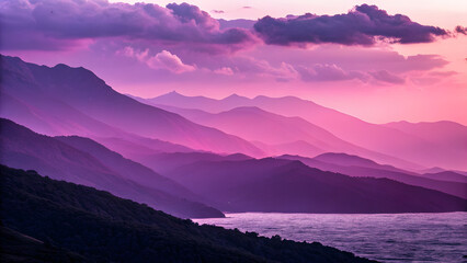 Deep Purple and Magenta Minimalist Abstract Background with Light Effects. Perfect for: fashion blogs, nightlife events, digital art portfolios, social media visuals