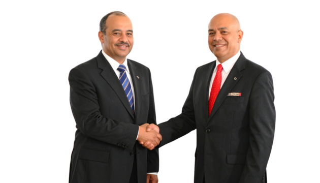Two lawyers shaking hands after agreement, isolated on transparent background, professional gesture