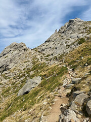 Montagnes corses entre le refuge de Prati et le refuge d'Usciolu sur le GR20
