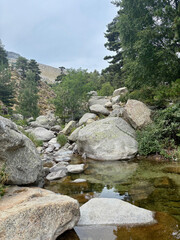 Le ruisseau d'Asinao sur le GR20 Sud en Corse