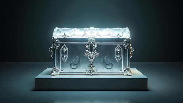silver treasure box