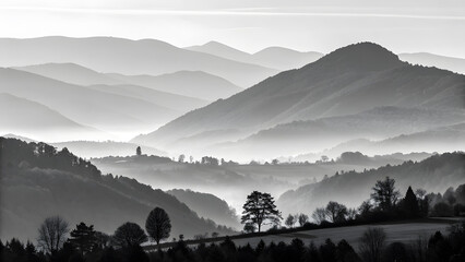 Monochrome Minimalist Abstract Background with Smooth Gradients. Perfect for: corporate presentations, modern websites, professional branding, portfolio showcases