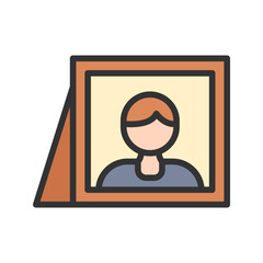 Picture icon vector image. Suitable for mobile apps, web apps and print media.