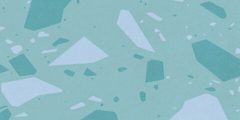 Square Terrazzo Tile Texture, GreenSquare Terrazzo Glossy Tile Texture, Grey