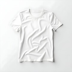Fototapeta premium Blank White T-Shirt Mockup Perfect for Design Presentations