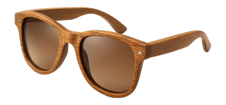Bamboo sunglasses frame .