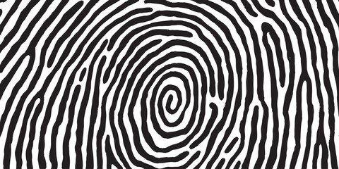 Grunge fingerprint vector background pattern. Use this texture in vector format to make your work stand out. It can be used at any size, either in the background or foreground. © PanzaDesign