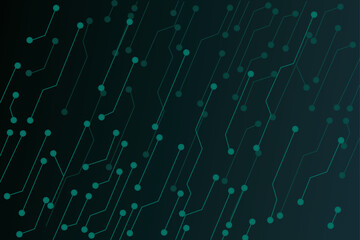 Abstract background with technological effect - Electronic circuit seamless background design with real colour