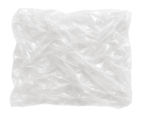 Crumpled plastic wrap texture overlay effect.