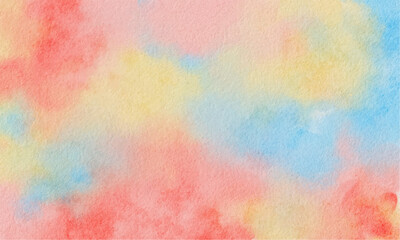 3 colored Watercolor Gradation Background