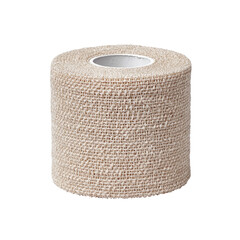 Rolled beige athletic tape