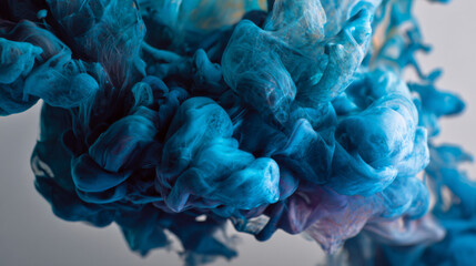 ink swirling in water, abstract creativity concept