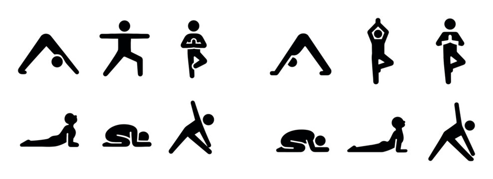 Yoga Pose Icons