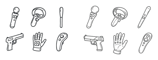 Virtual Reality Controllers Icons