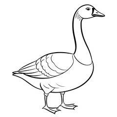 Meat and fish goose icon transparent background