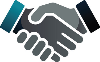 handshake icon vector illustration