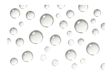 Abstract water droplets forming a seamless texture.