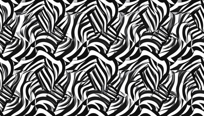 Abstract zebra print pattern