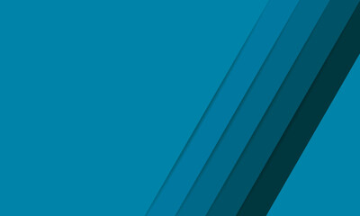 Abstract modern blue lines background vector illustration - Gradient multi-color stripes with shadow line