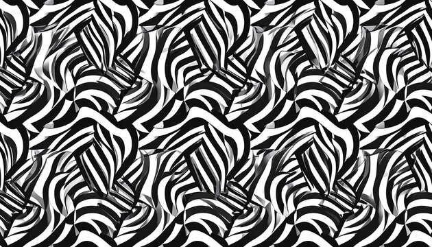 Abstract zebra print pattern