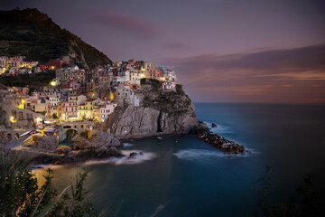 Manarola al tramonto