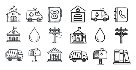 Government Service Icons