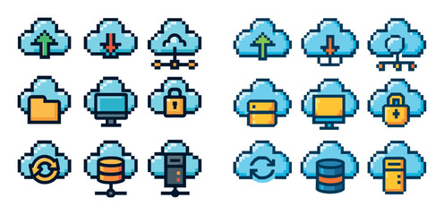 Cloud Analytics Icons
