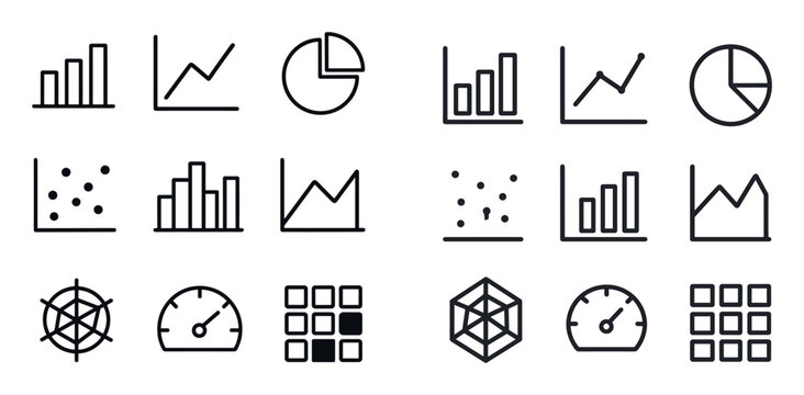 Minimalist Analytics Icons