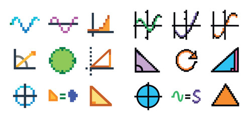 Math Trigonometry Icons