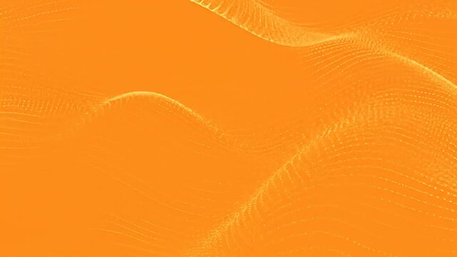 Wavy orange texture with faint, light lines creating an abstract, fluid pattern