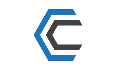Letter CC logo	
