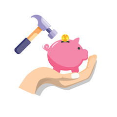 Piggy Bank Ready To Be Broken