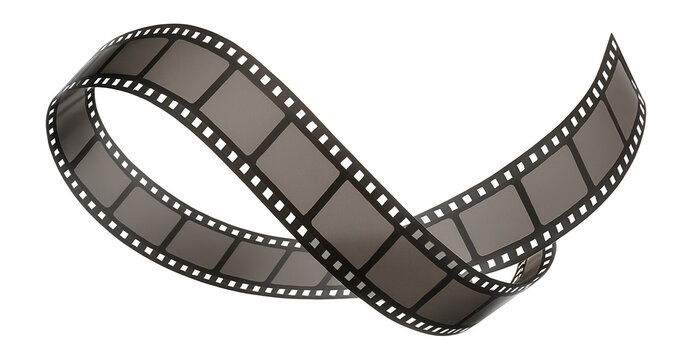 Long 35mm filmstrip with empty frames.