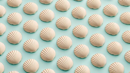 Graceful young woman in a traditional pink Korean Hanbok against a floral wall