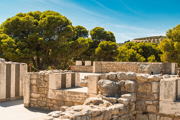 Knossos Palace in Heraklion, Greece