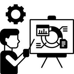 Business Analysis Illustration – Data Insights and Strategy